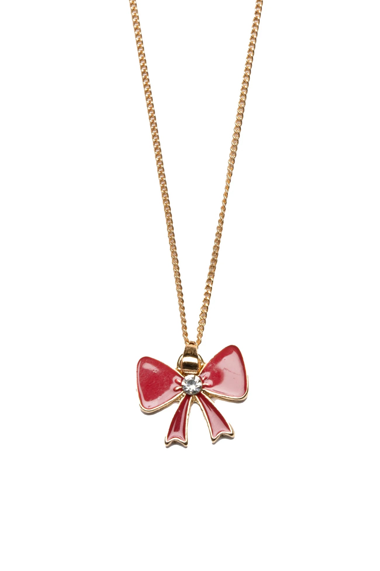 Holiday Bow Necklace  - Doodlebug's Children's Boutique