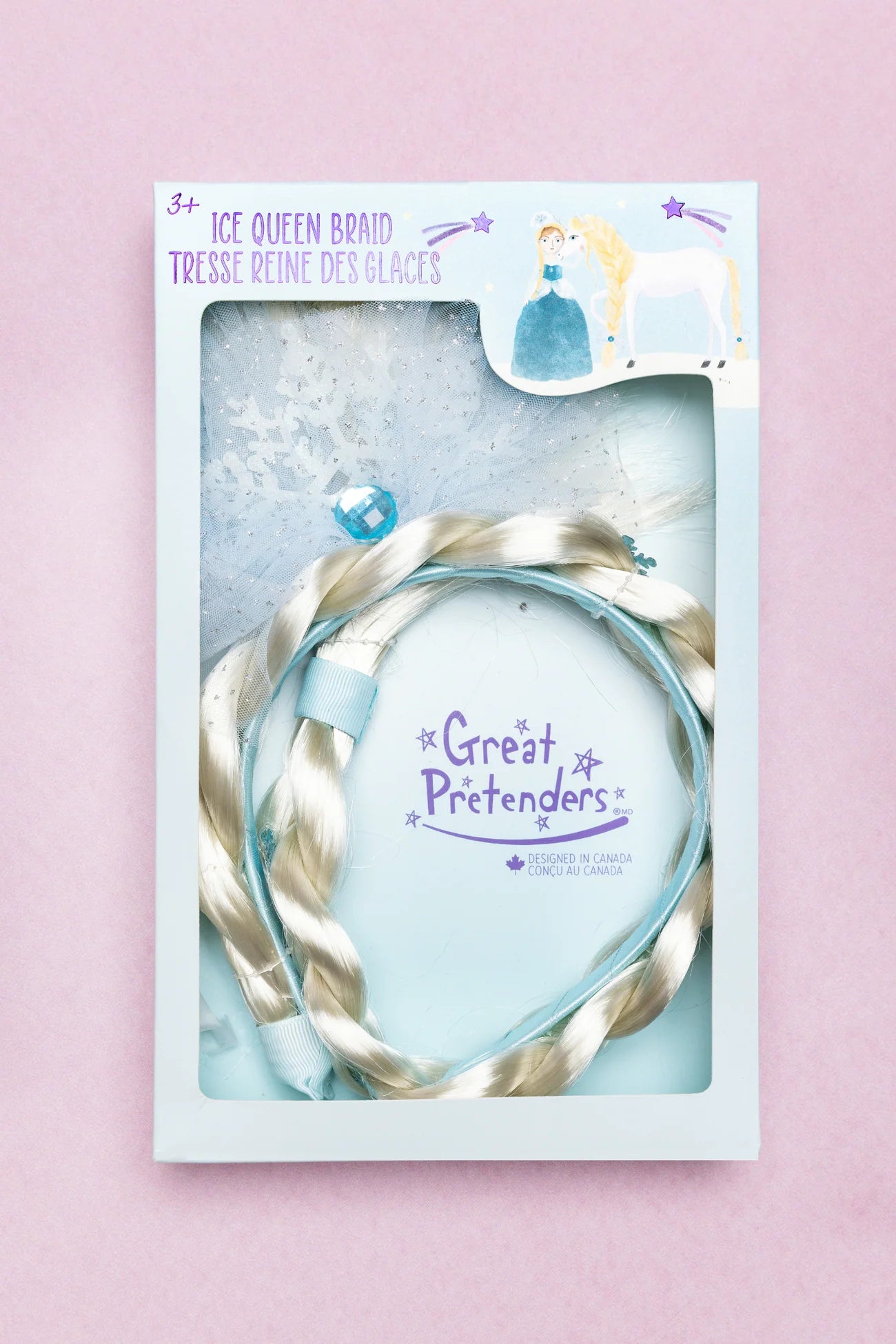 Ice Queen Princess Hair Braid Headband