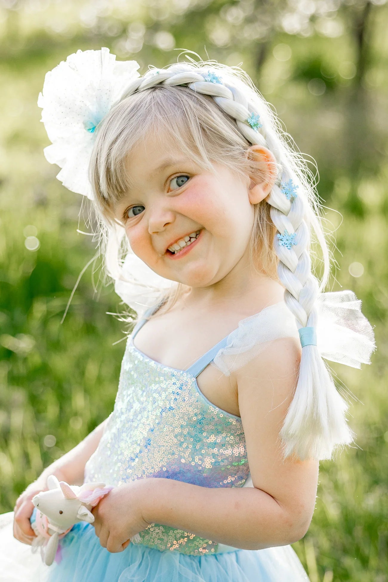 Ice Queen Princess Hair Braid Headband