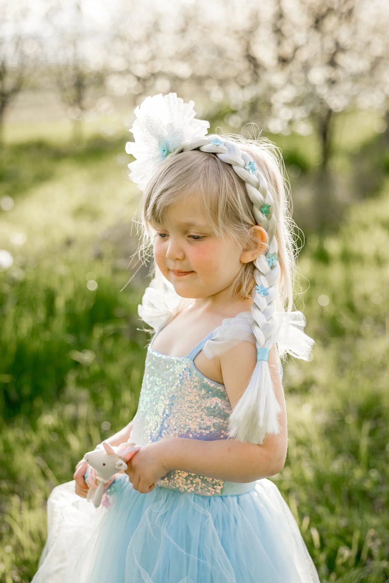 Ice Queen Princess Hair Braid Headband