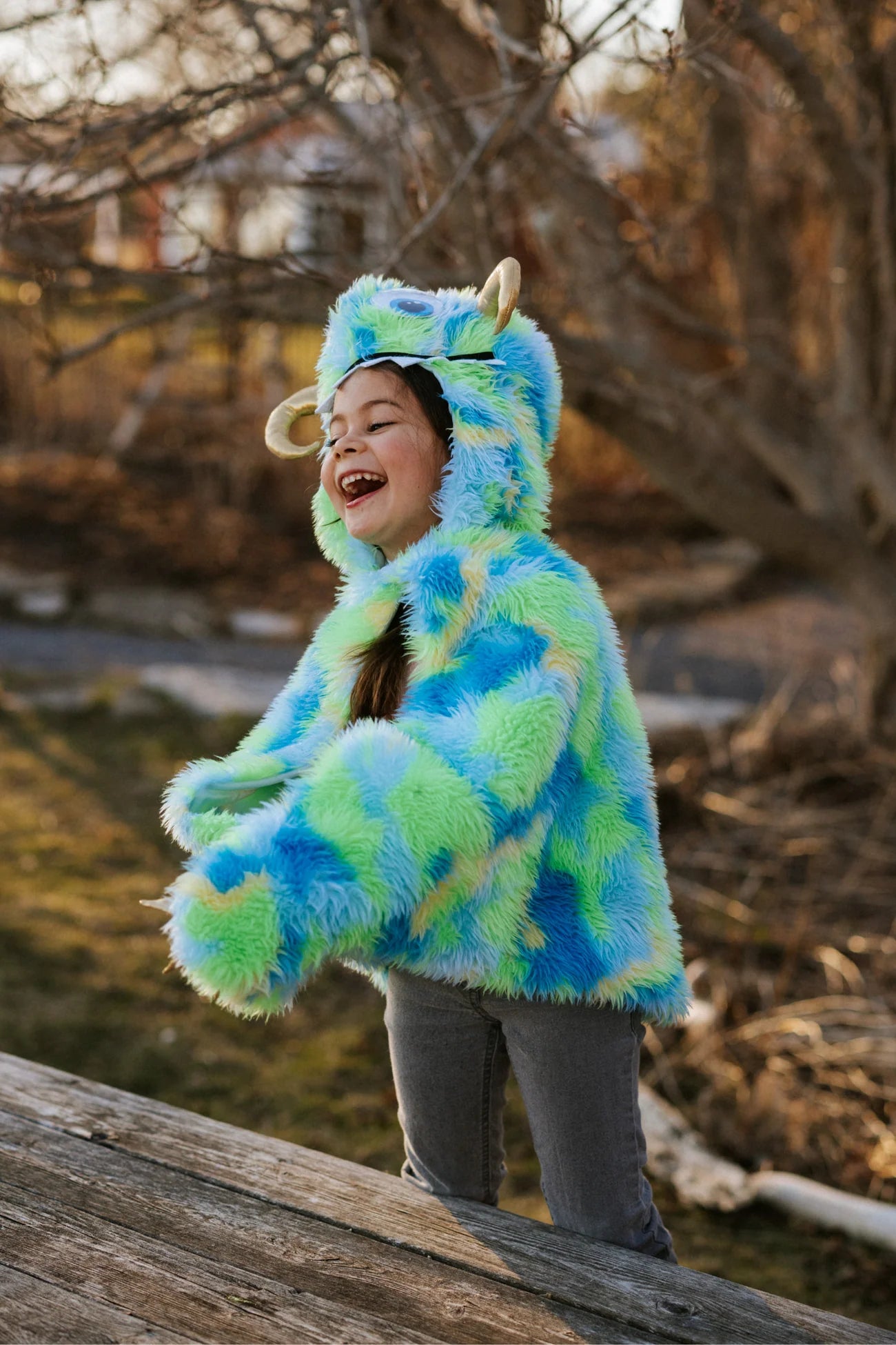 Swampy the Monster Cape - Doodlebug's Children's Boutique