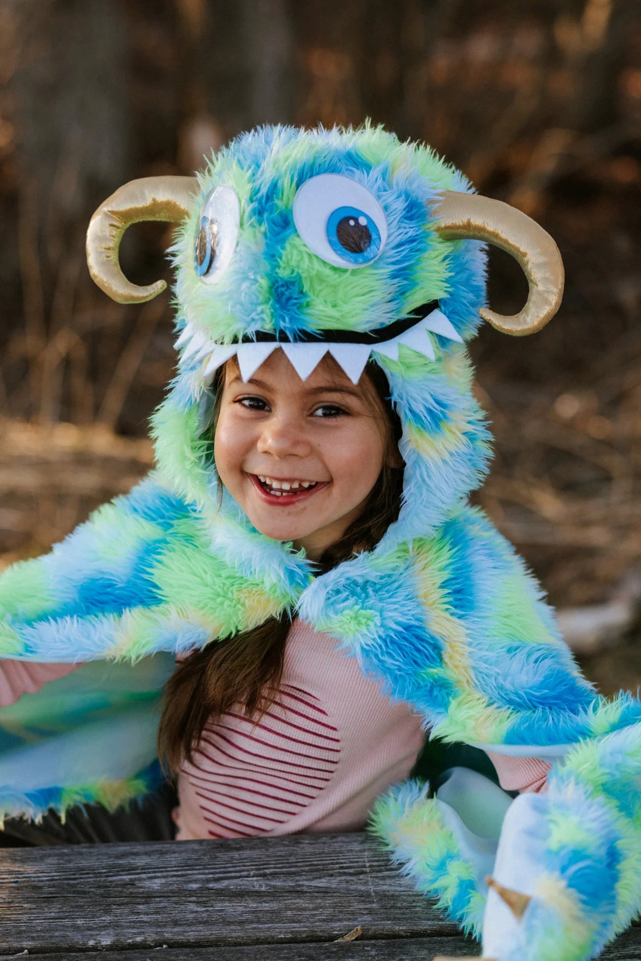 Swampy the Monster Cape - Doodlebug's Children's Boutique