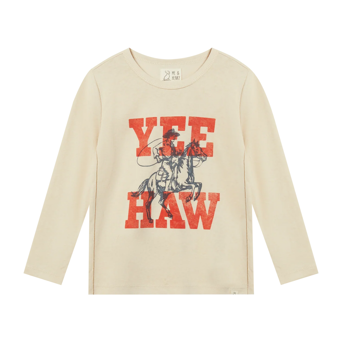 Yee Haw Printed Tee w/ FREE BOOK - Doodlebug's Children's Boutique
