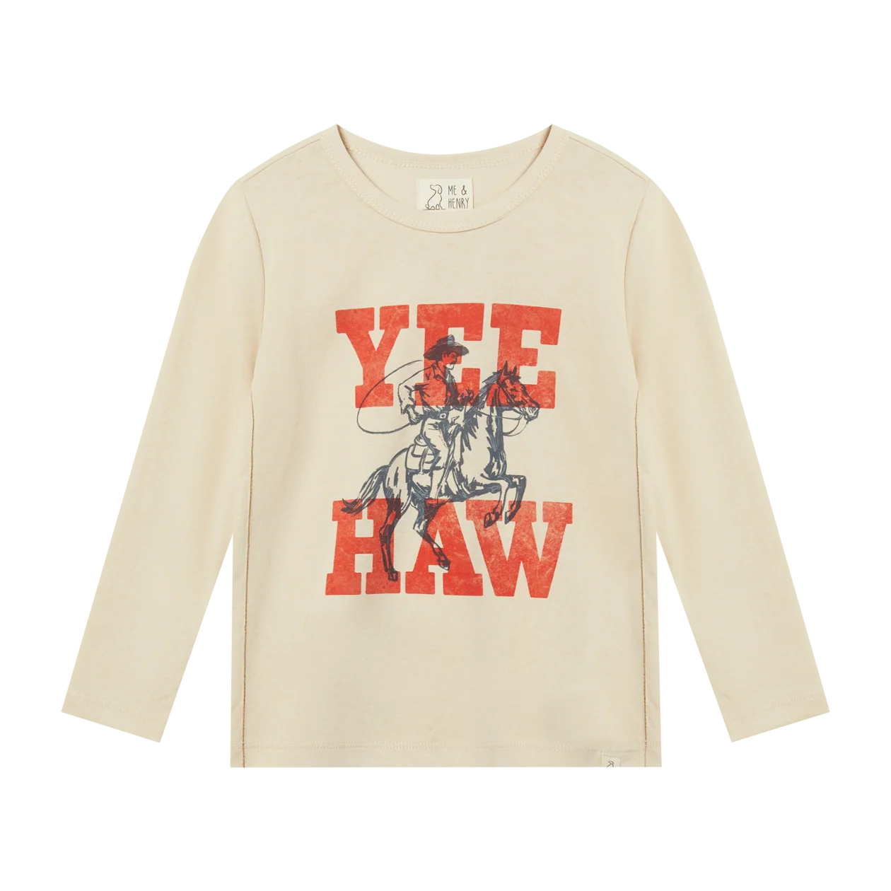 Yee Haw Printed Tee w/ FREE BOOK - Doodlebug's Children's Boutique