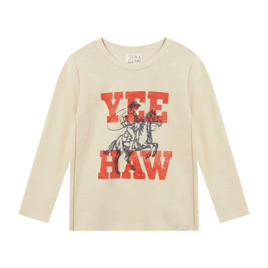 Yee Haw Printed Tee - Doodlebug's Children's Boutique