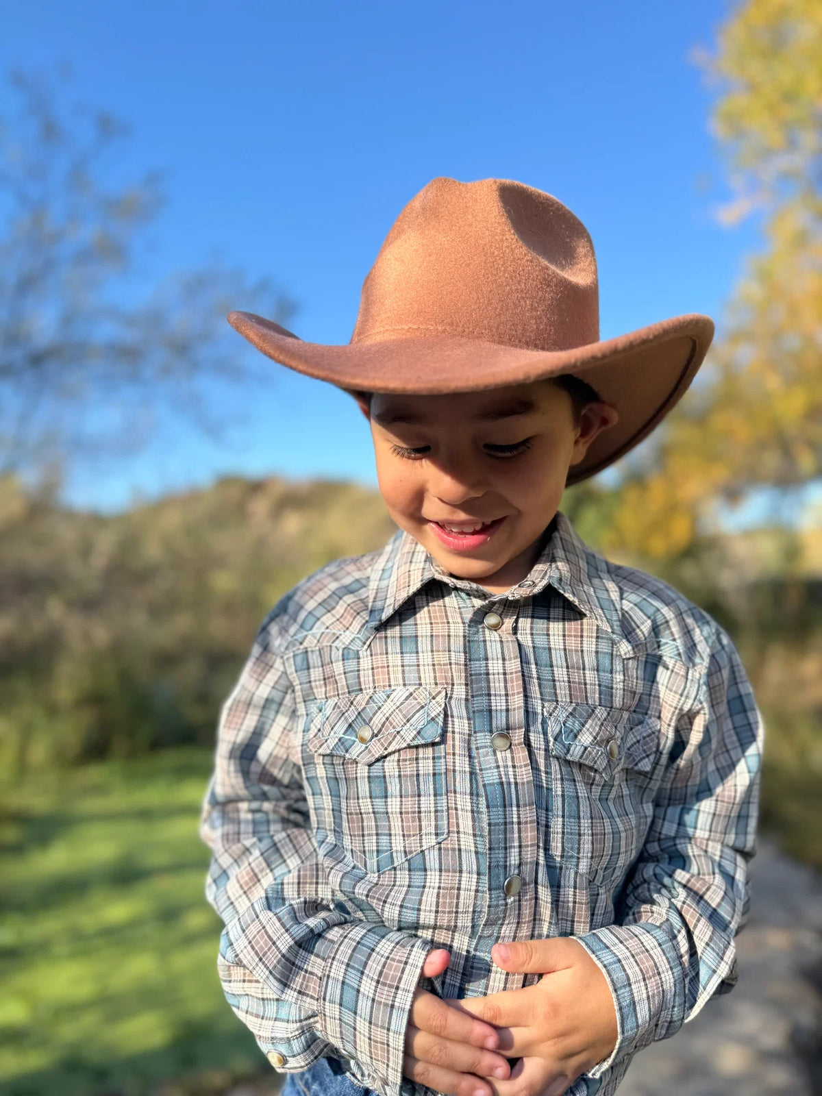 Cowboy Hat w/ FREE BOOK - Doodlebug's Children's Boutique
