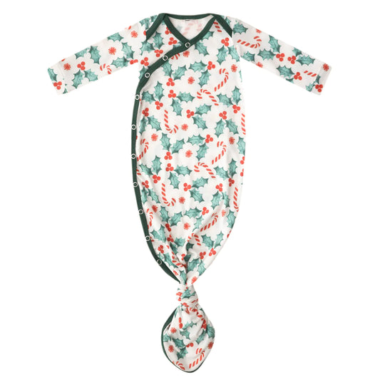 Holly Knotted Gown  - Doodlebug's Children's Boutique