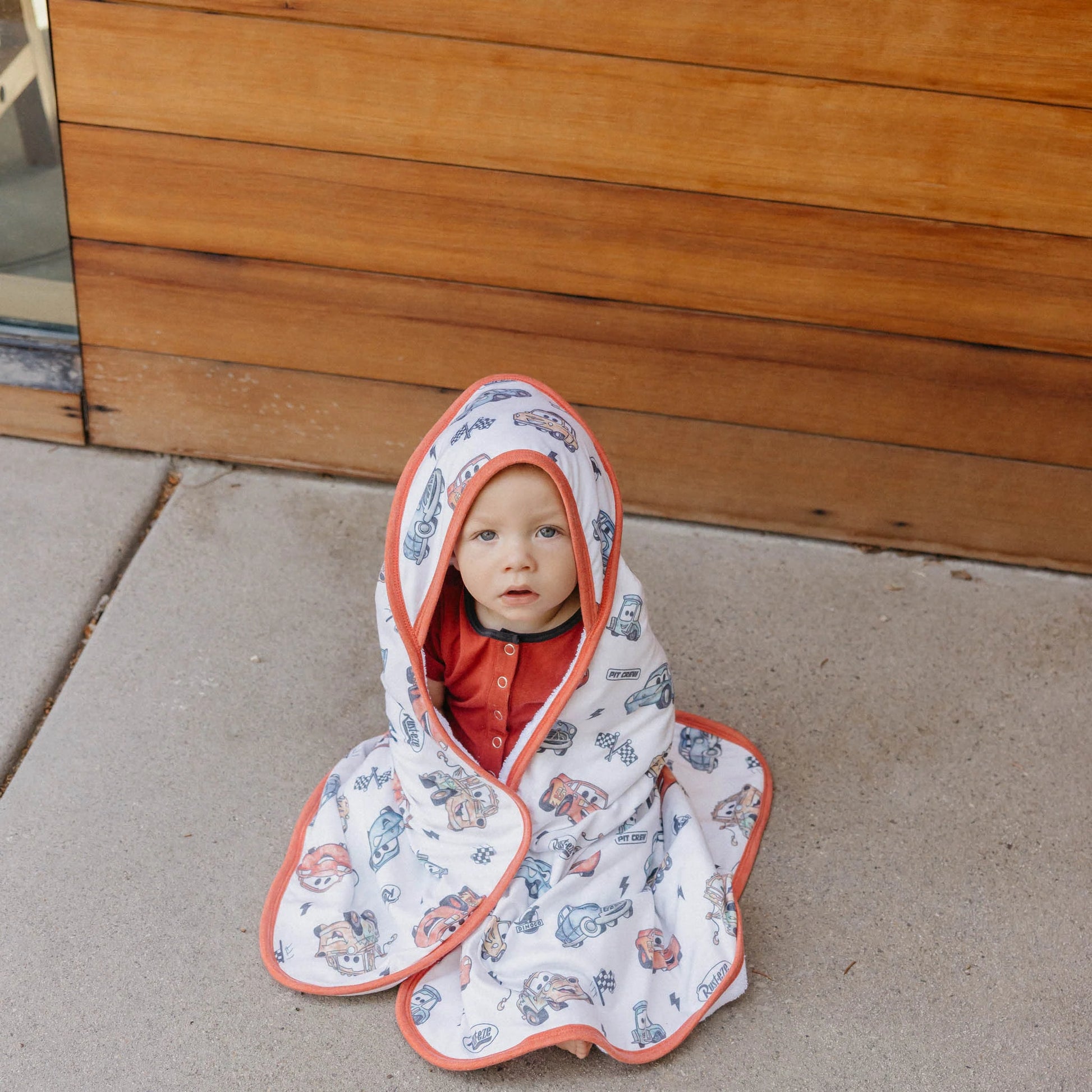 Disney Pixar Cars Hooded Towel - Doodlebug's Children's Boutique