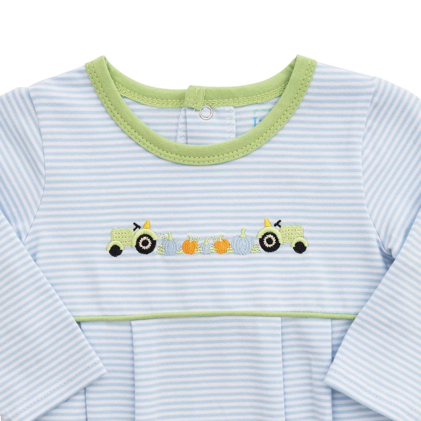Tractor Pumpkin Long Sleeve Bubble - Doodlebug's Children's Boutique