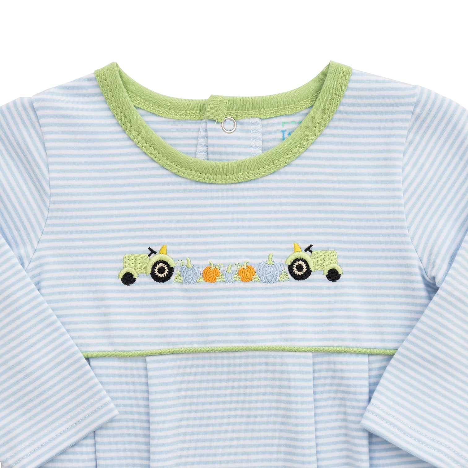 Tractor Pumpkin Long Sleeve Bubble - Doodlebug's Children's Boutique
