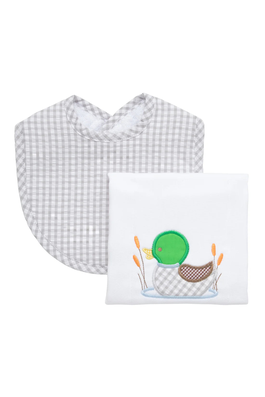 Mallard Bib & Burp Cloth Box Set - Doodlebug's Children's Boutique