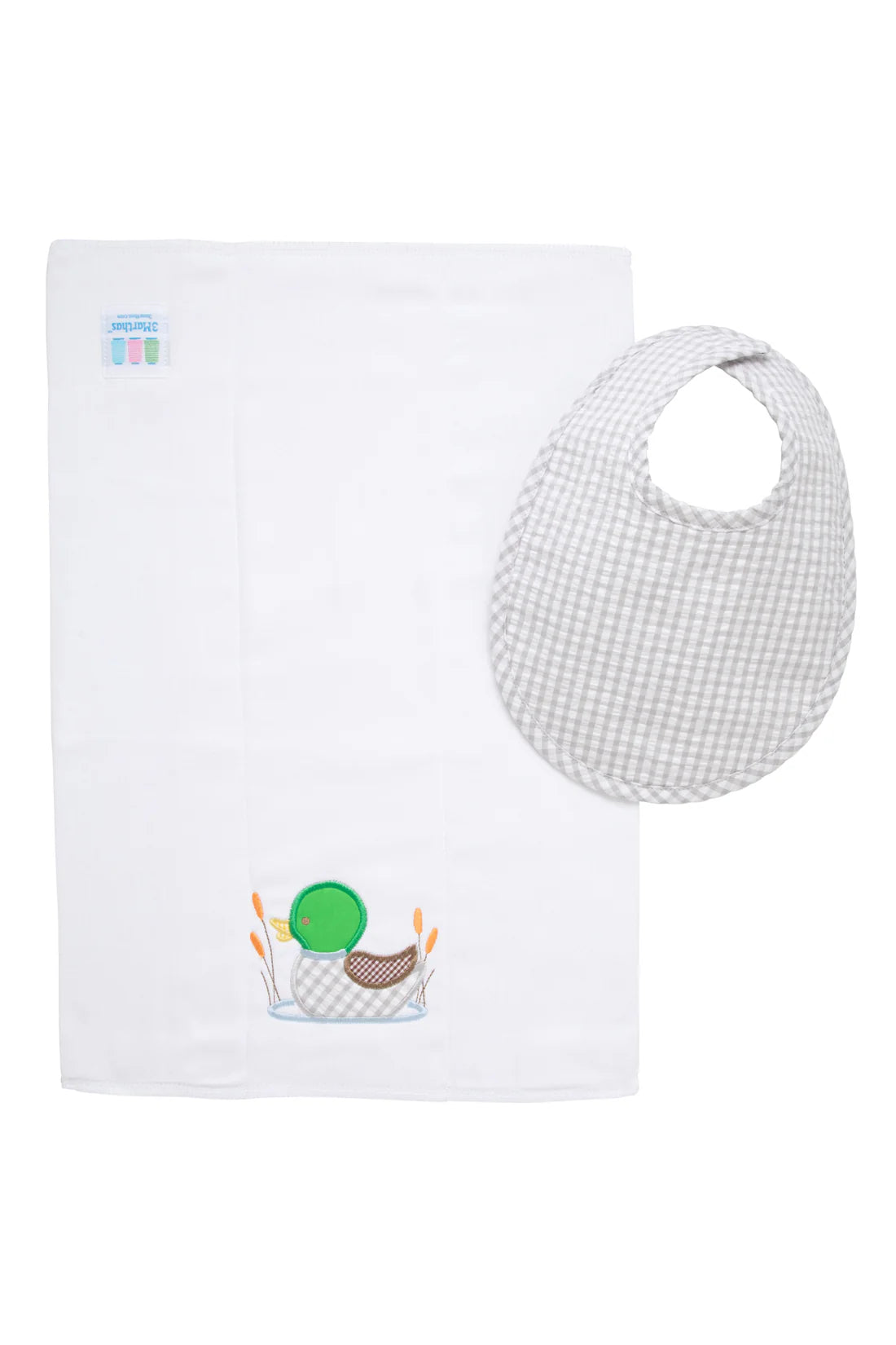 Mallard Bib & Burp Cloth Box Set - Doodlebug's Children's Boutique