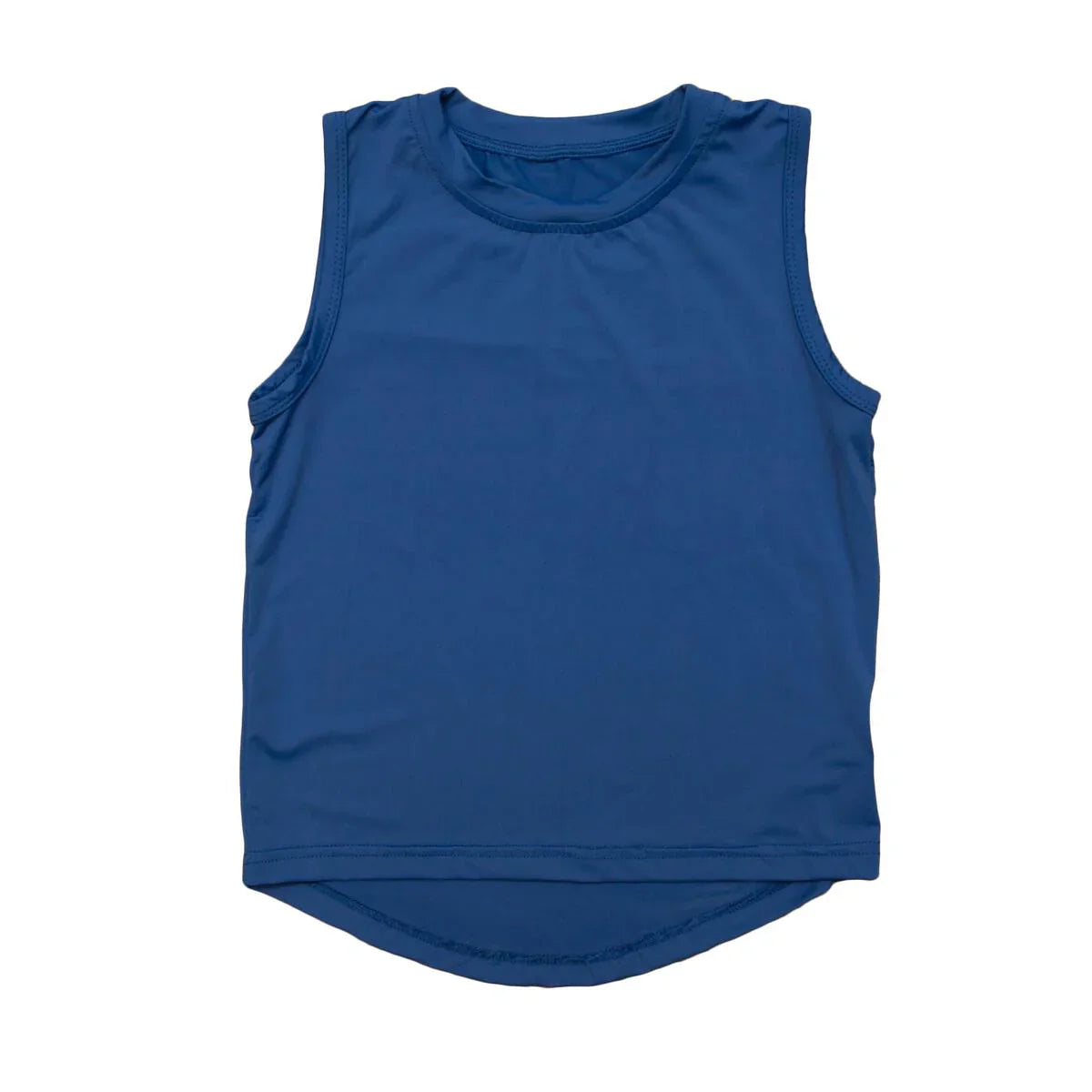 Royal Blue Hi-Lo Tank - Doodlebug's Children's Boutique