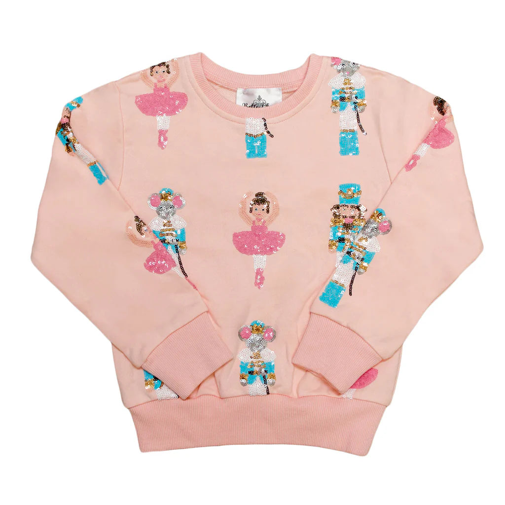 Pink Nutcracker Sweatshirt - Doodlebug's Children's Boutique