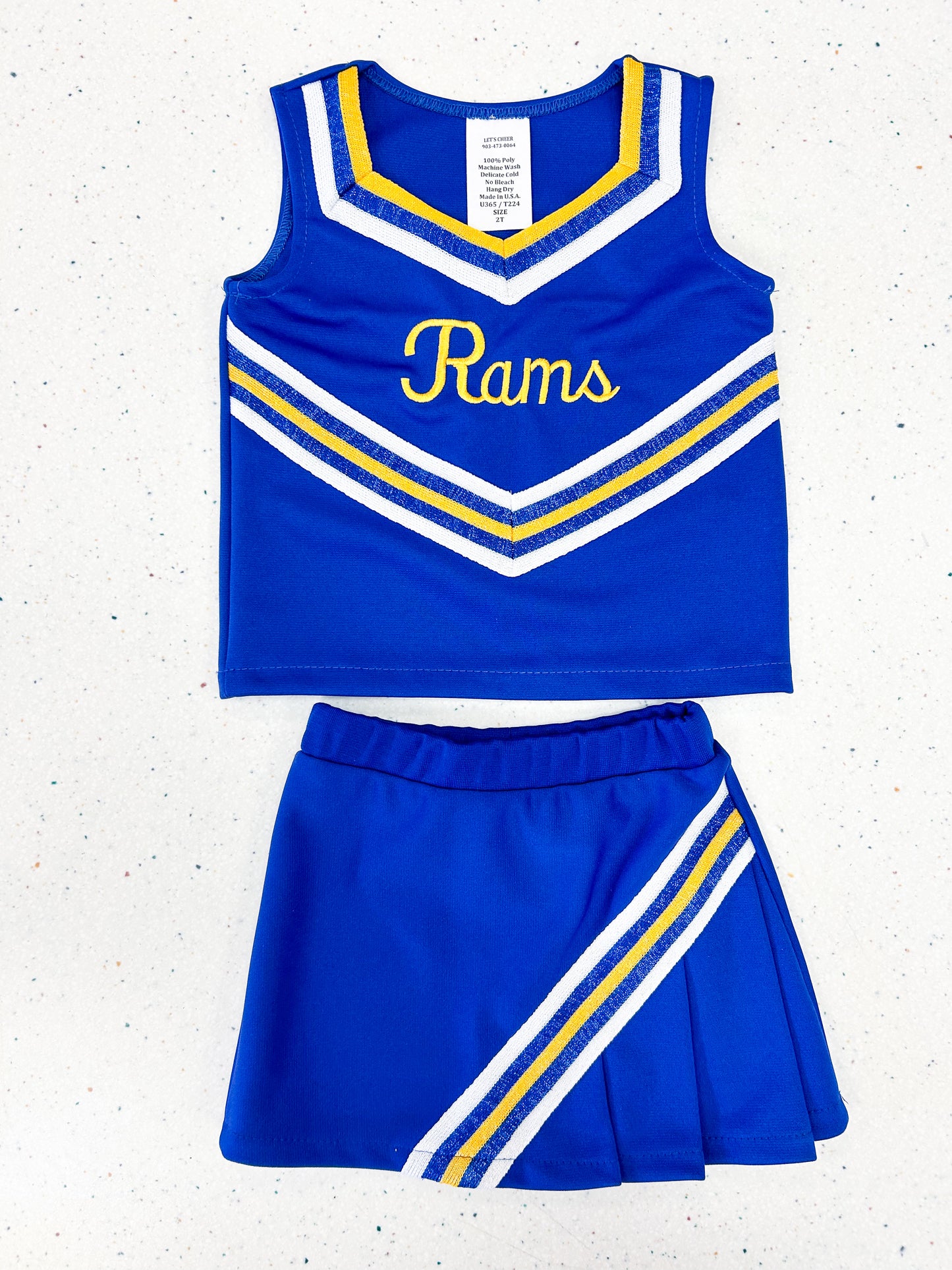Lakeside Rams Cheer Set - Doodlebug's Children's Boutique