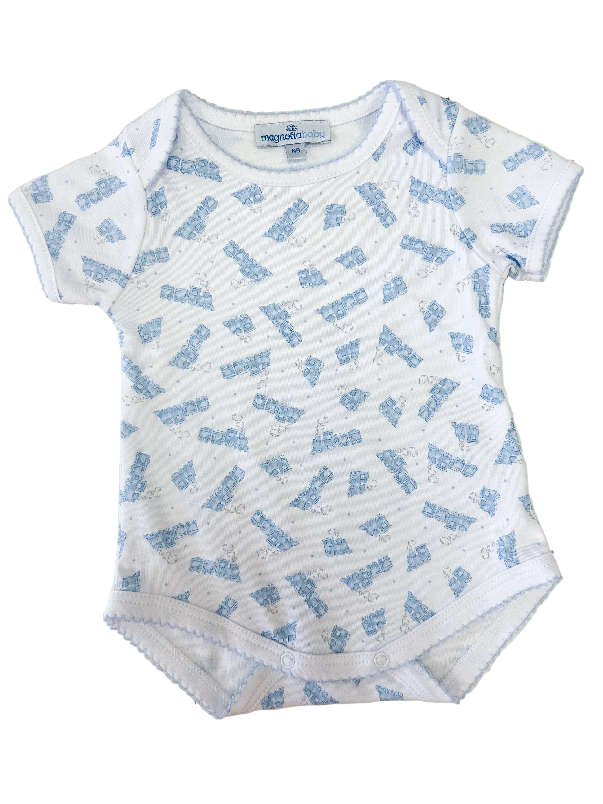Choo Choo Train Printed Bodysuit - Doodlebug's Children's Boutique