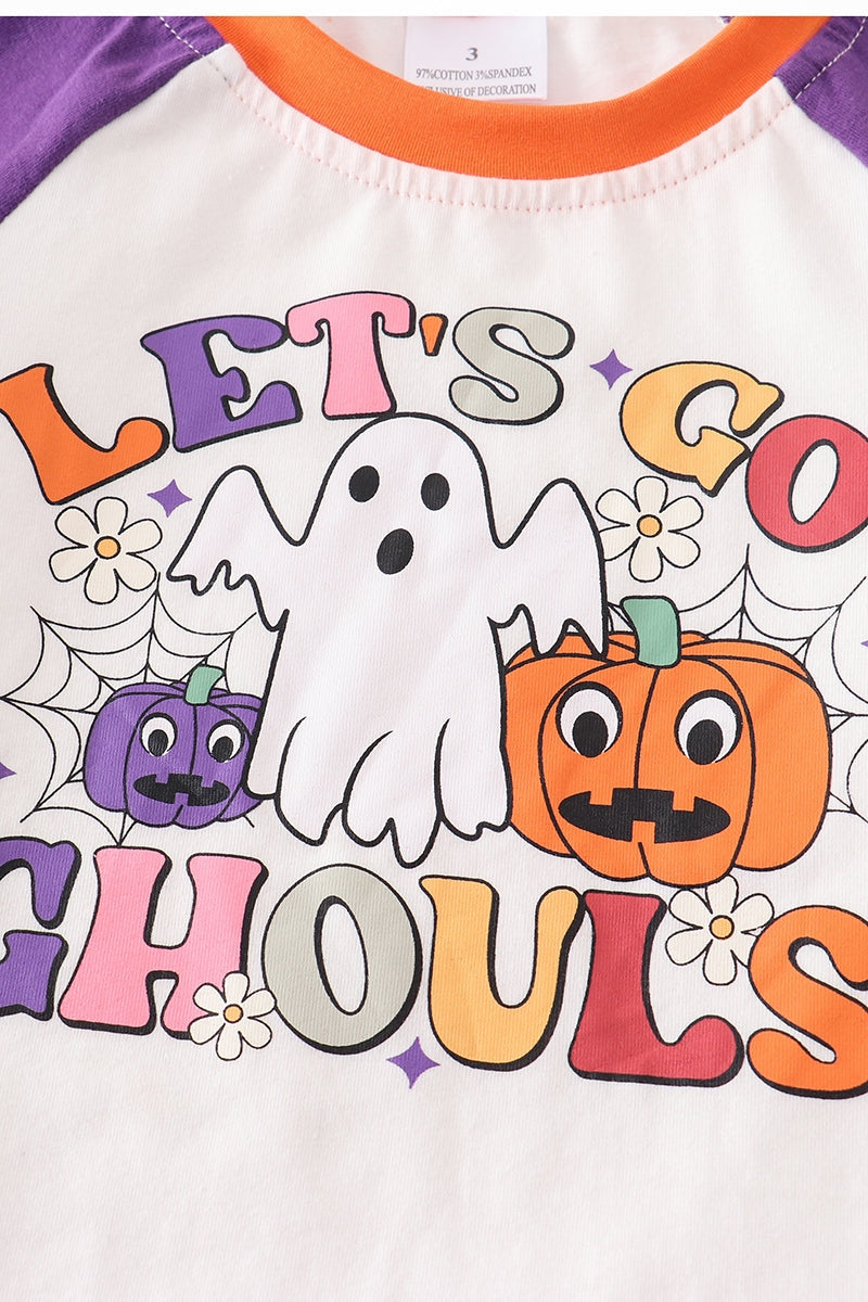 Let's Go Ghouls Top  - Doodlebug's Children's Boutique