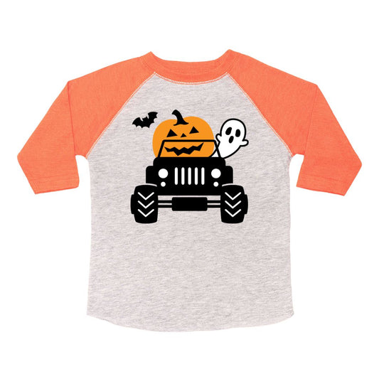 Halloween Monster Truck Raglan Tee  - Doodlebug's Children's Boutique