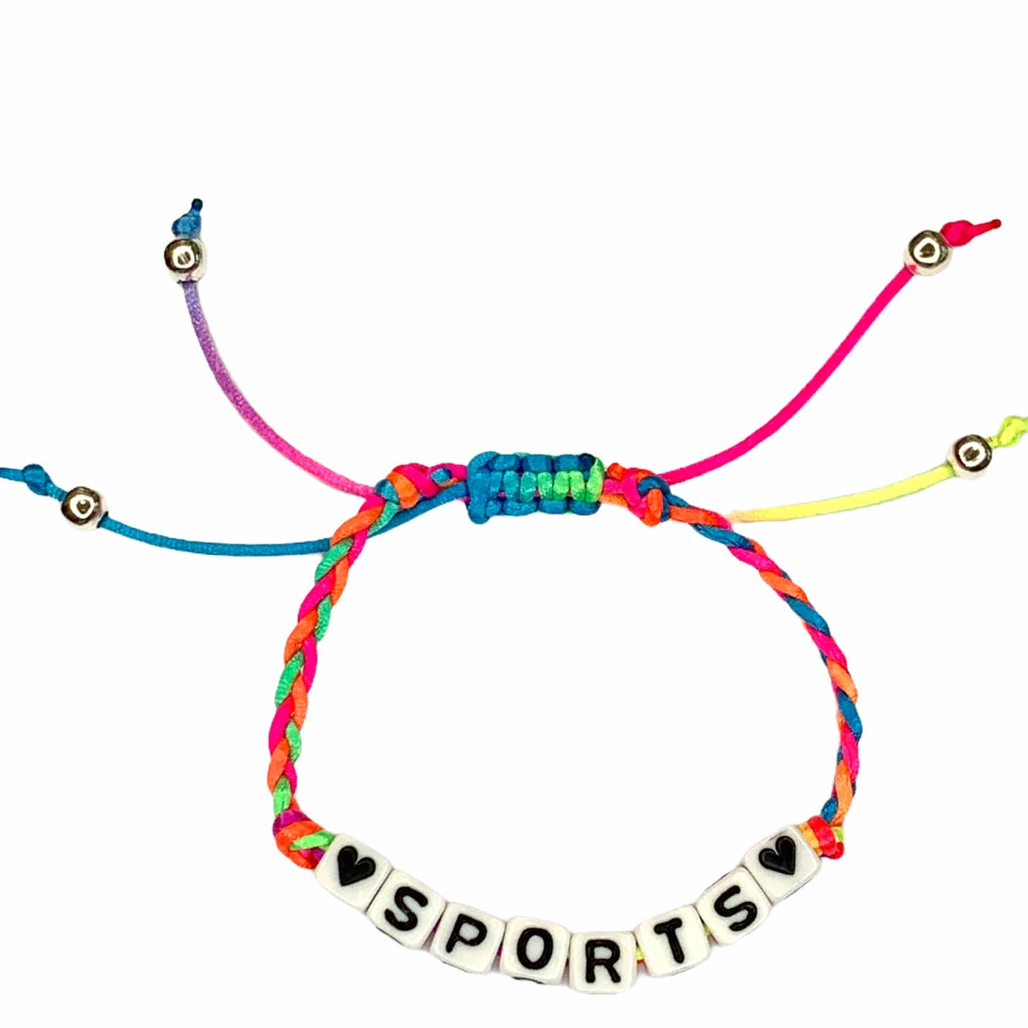 Assorted Adjustable Bracelets Sports Bright - Doodlebug's Children's Boutique