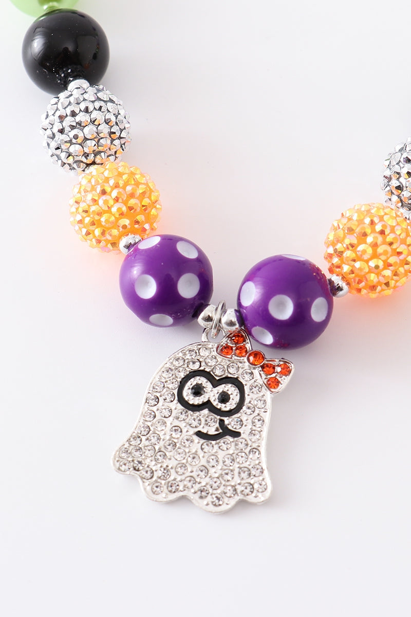 Ghost Chunky Necklace  - Doodlebug's Children's Boutique