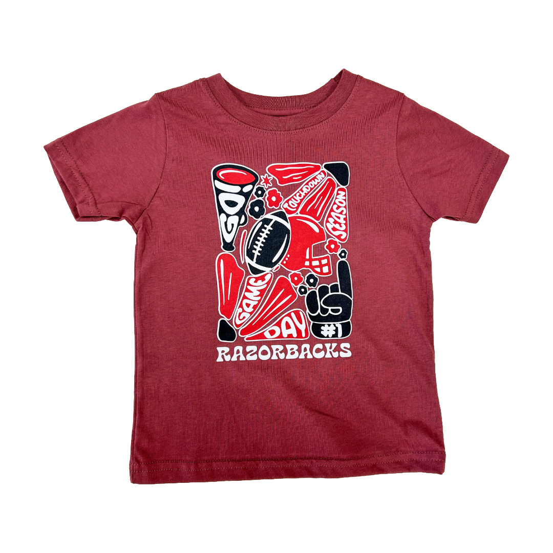 Razorback Mural Shirt - Doodlebug's Children's Boutique