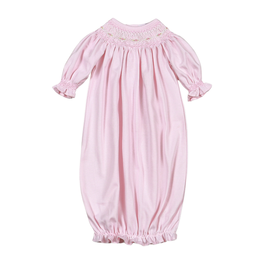 Sally Hand Smocked Bishop Pima Gown - Doodlebug's Children's Boutique