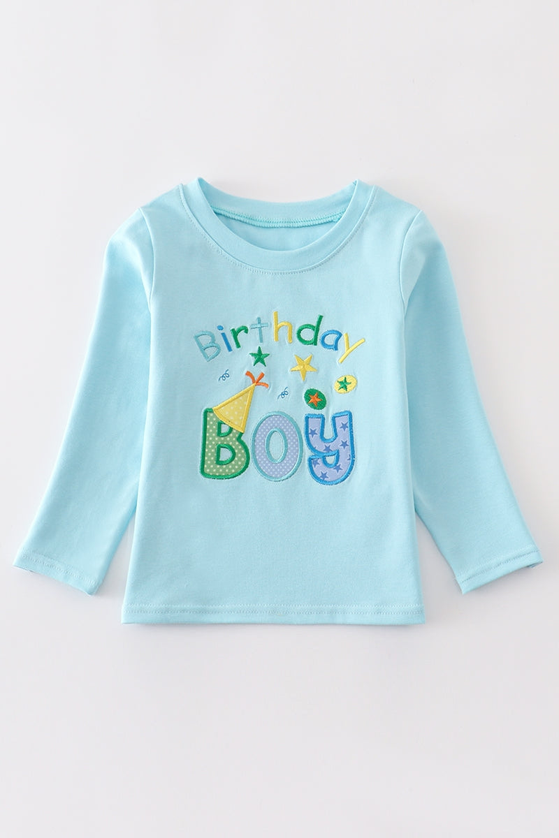 Birthday Boy Long Sleeve Shirt  - Doodlebug's Children's Boutique