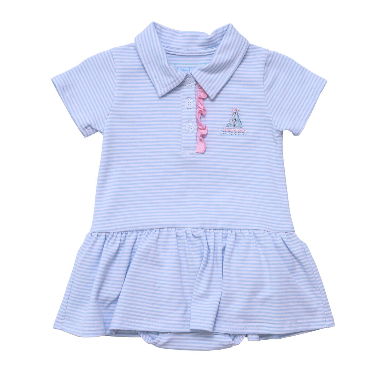 Sailboat Polo Bubble  - Doodlebug's Children's Boutique