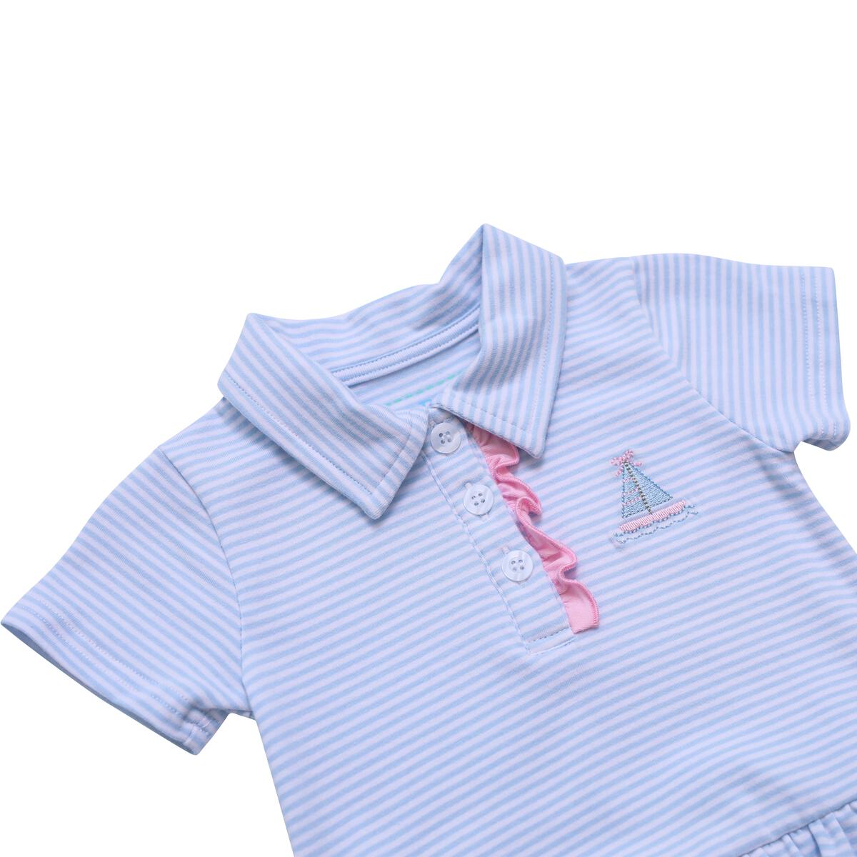 Sailboat Polo Bubble  - Doodlebug's Children's Boutique