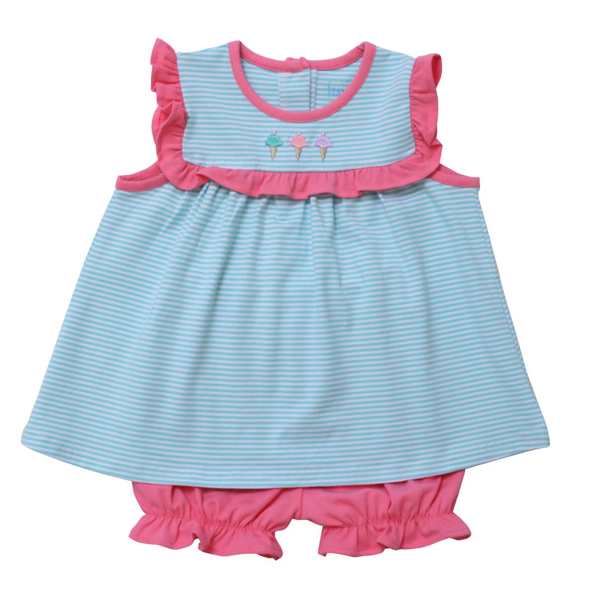 Ice Cream Bloomer Set  - Doodlebug's Children's Boutique