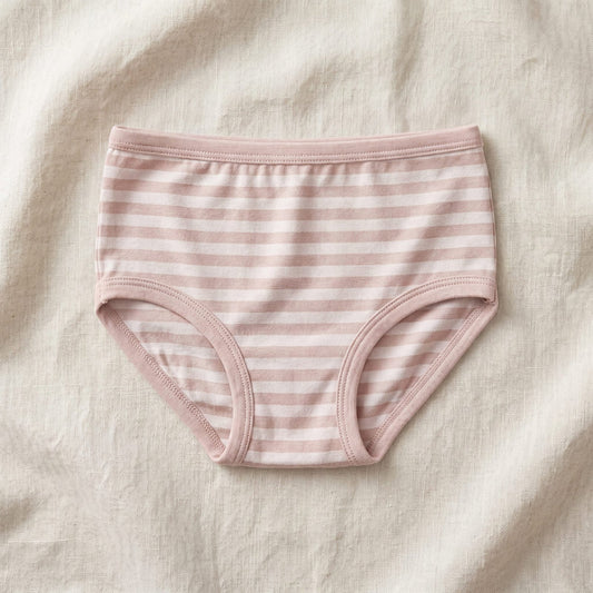 Print Girl's Underwear in Blossom Breeze Stripe - Doodlebug's Children's Boutique
