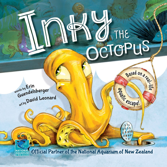 Inky the Octopus Book  - Doodlebug's Children's Boutique