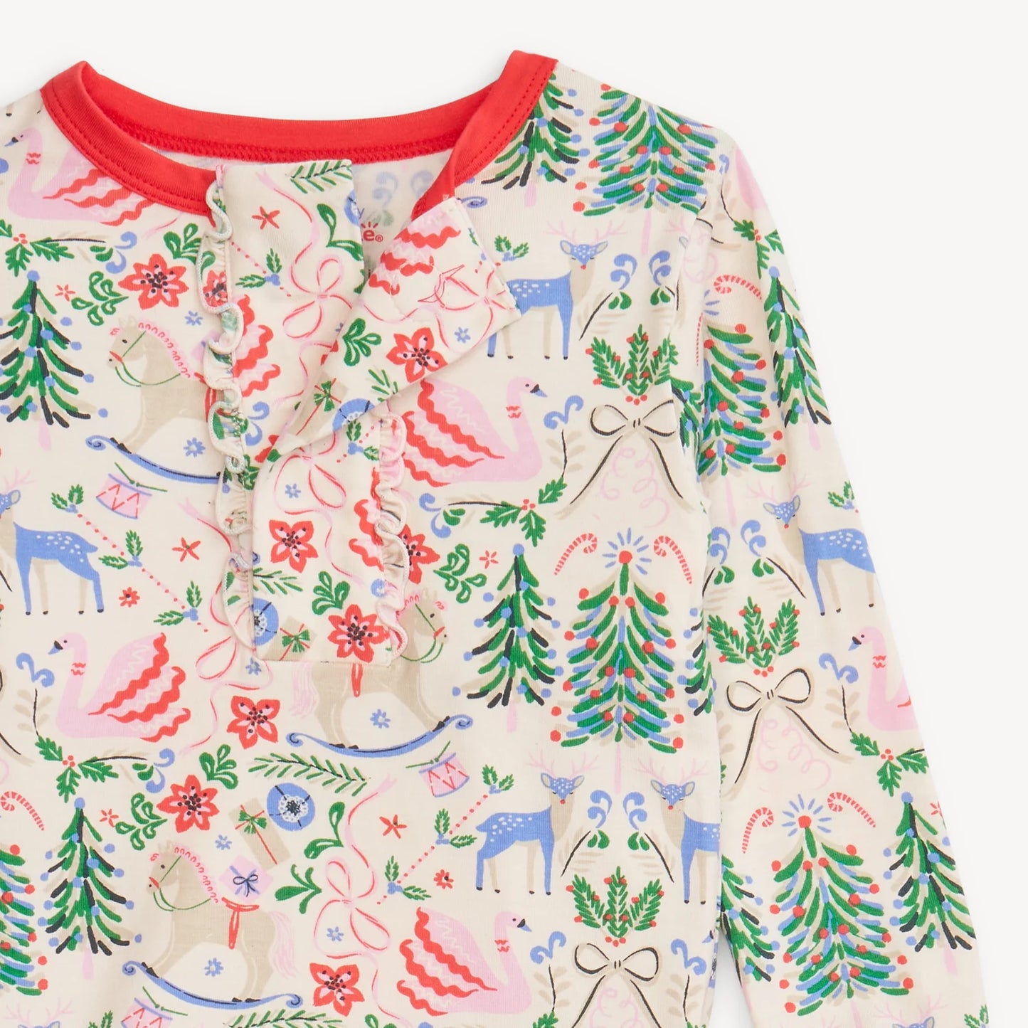 Sugar Plums Dreams Modal Magnetic 2 Piece Pajama Set - Doodlebug's Children's Boutique