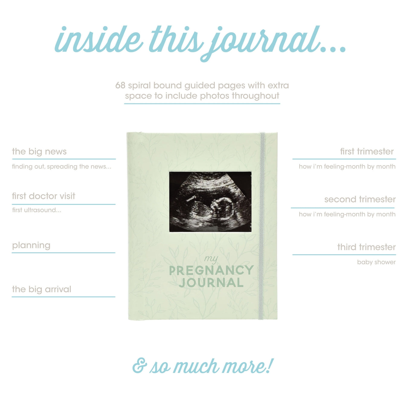 Leaves Keepsake Pregnancy Journal  - Doodlebug's Children's Boutique