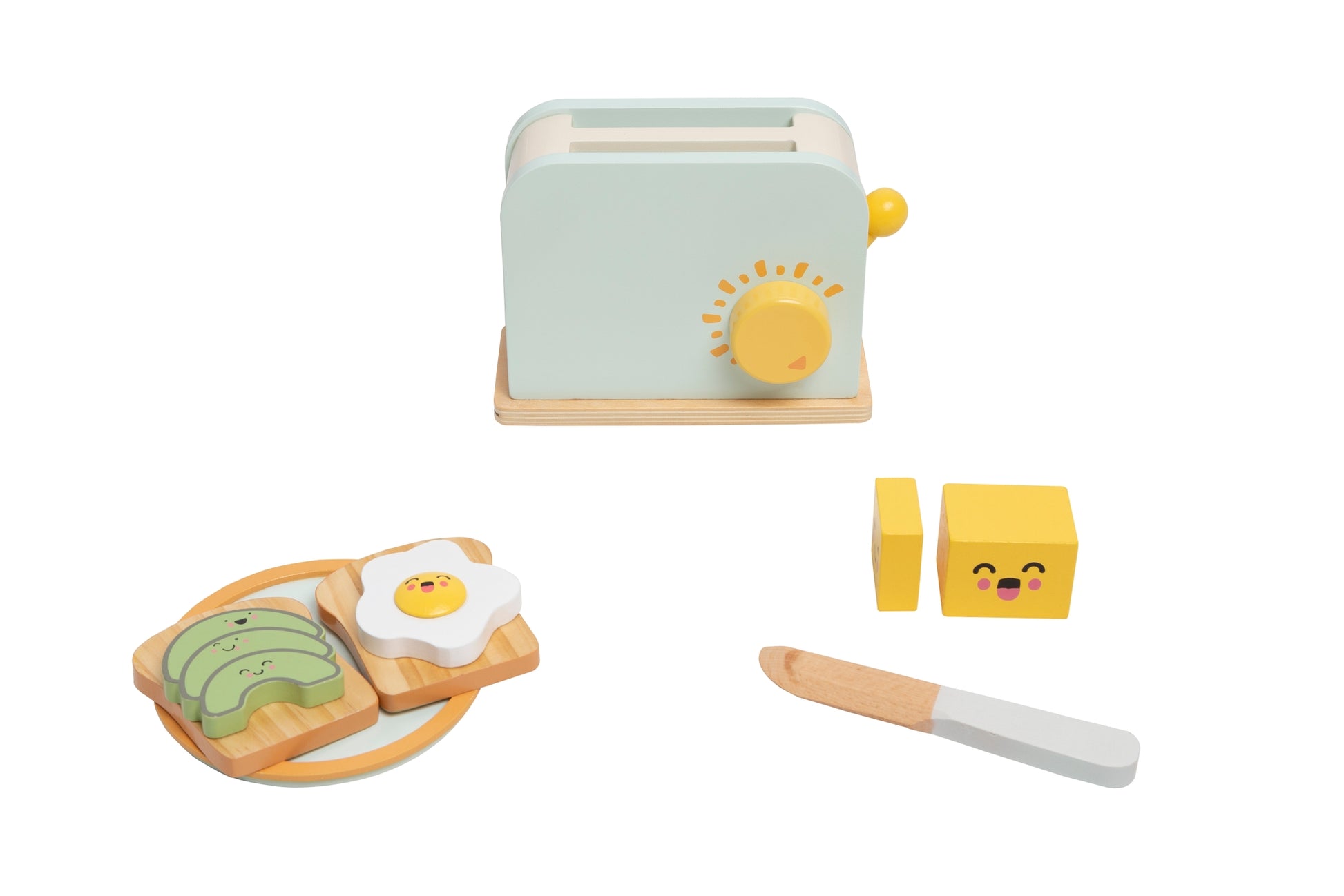 Wooden Toaster Set Toy  - Doodlebug's Children's Boutique