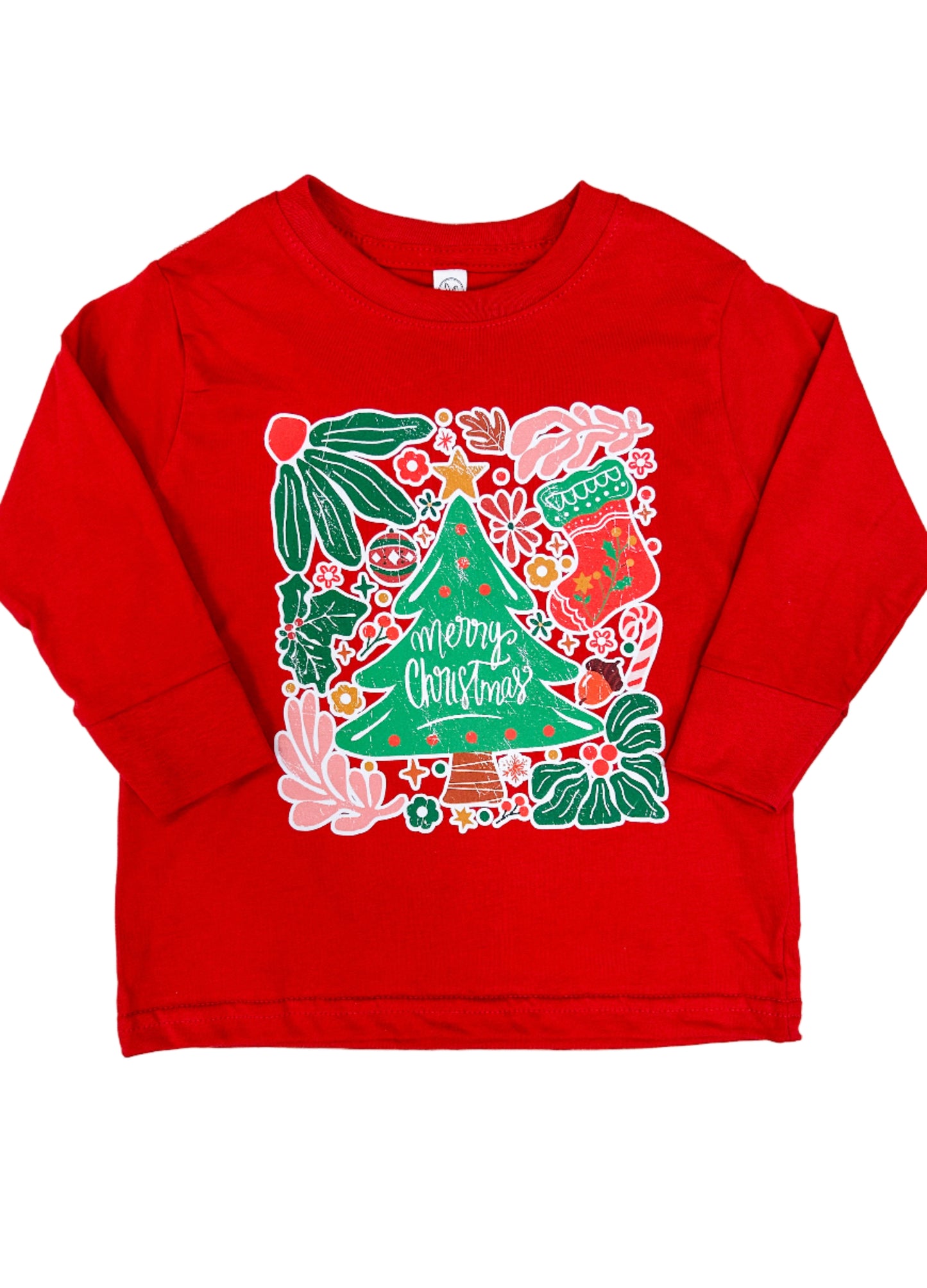 Christmas Mural Long Sleeve Shirt - Doodlebug's Children's Boutique