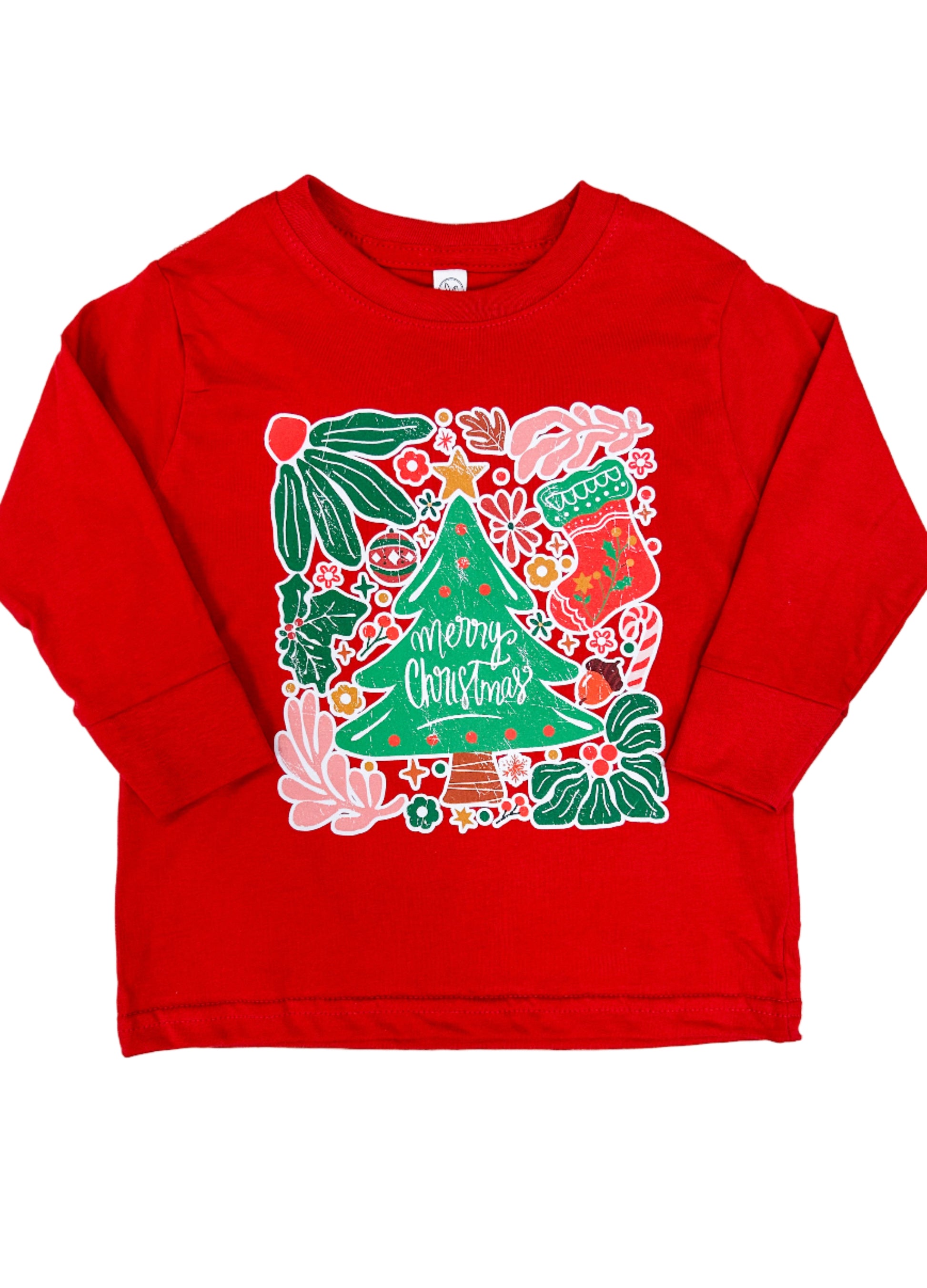 Christmas Mural Long Sleeve Shirt - Doodlebug's Children's Boutique