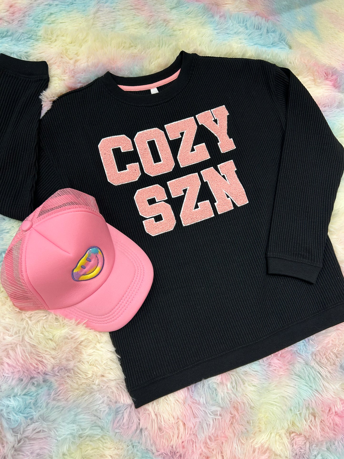 Cozy Szn Ribbed Sweatshirt  - Doodlebug's Children's Boutique