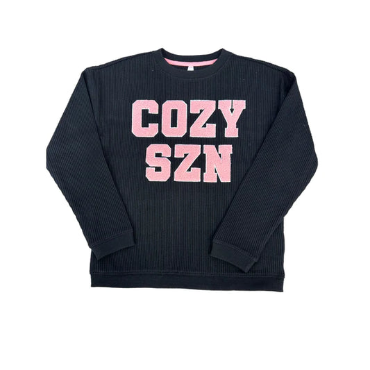 Cozy Szn Ribbed Sweatshirt  - Doodlebug's Children's Boutique