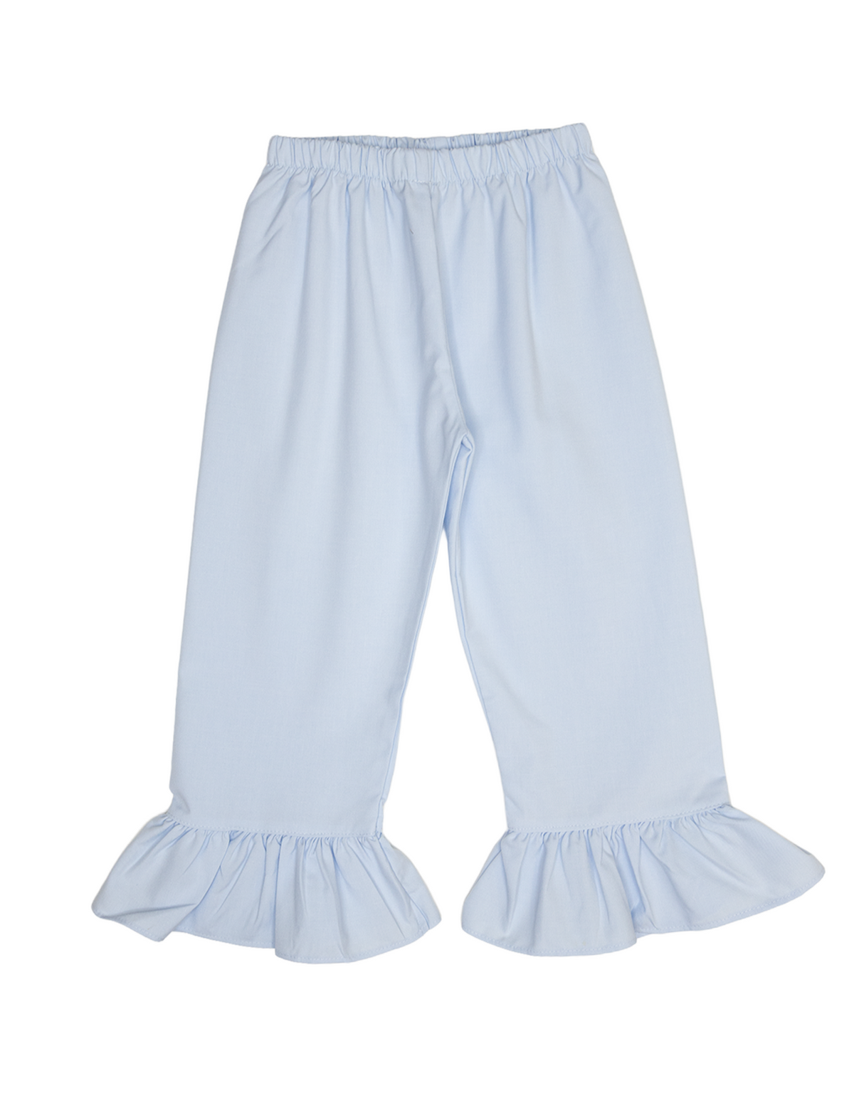 Evie Blue Floral Ruffle Pants Set