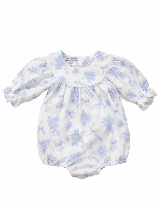 Evie Blue Floral Bubble