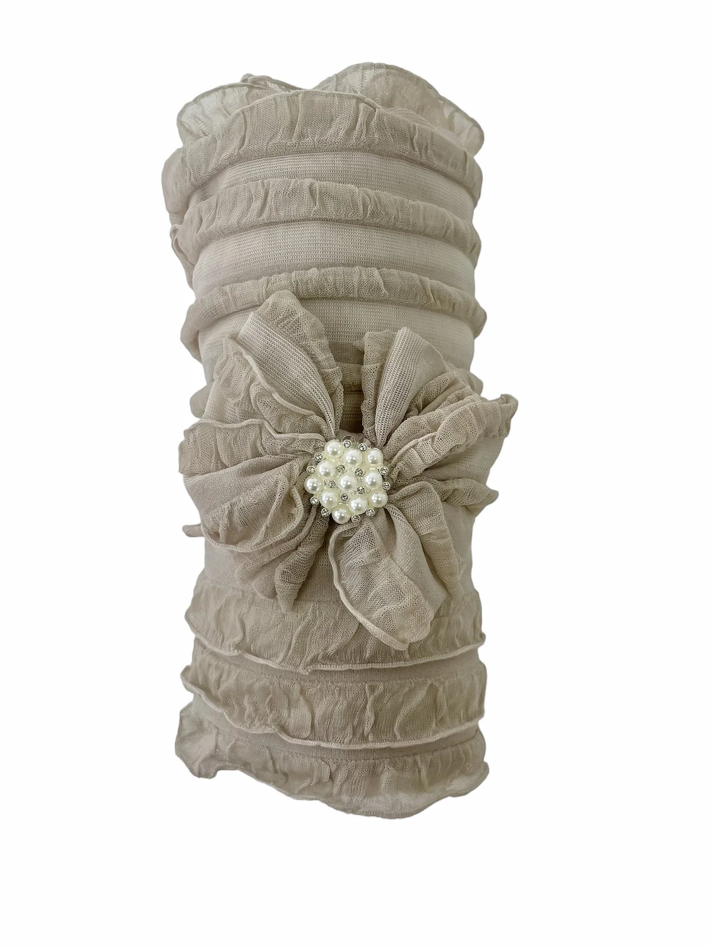 Swaddle Blanket & Mini Pearl Headband Set - Doodlebug's Children's Boutique
