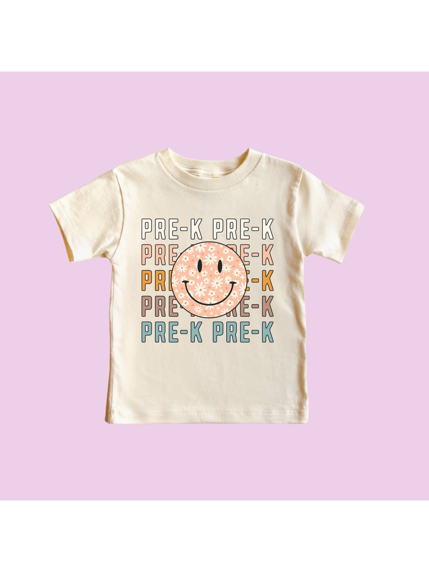 Pink Smile Pre-K Tee  - Doodlebug's Children's Boutique