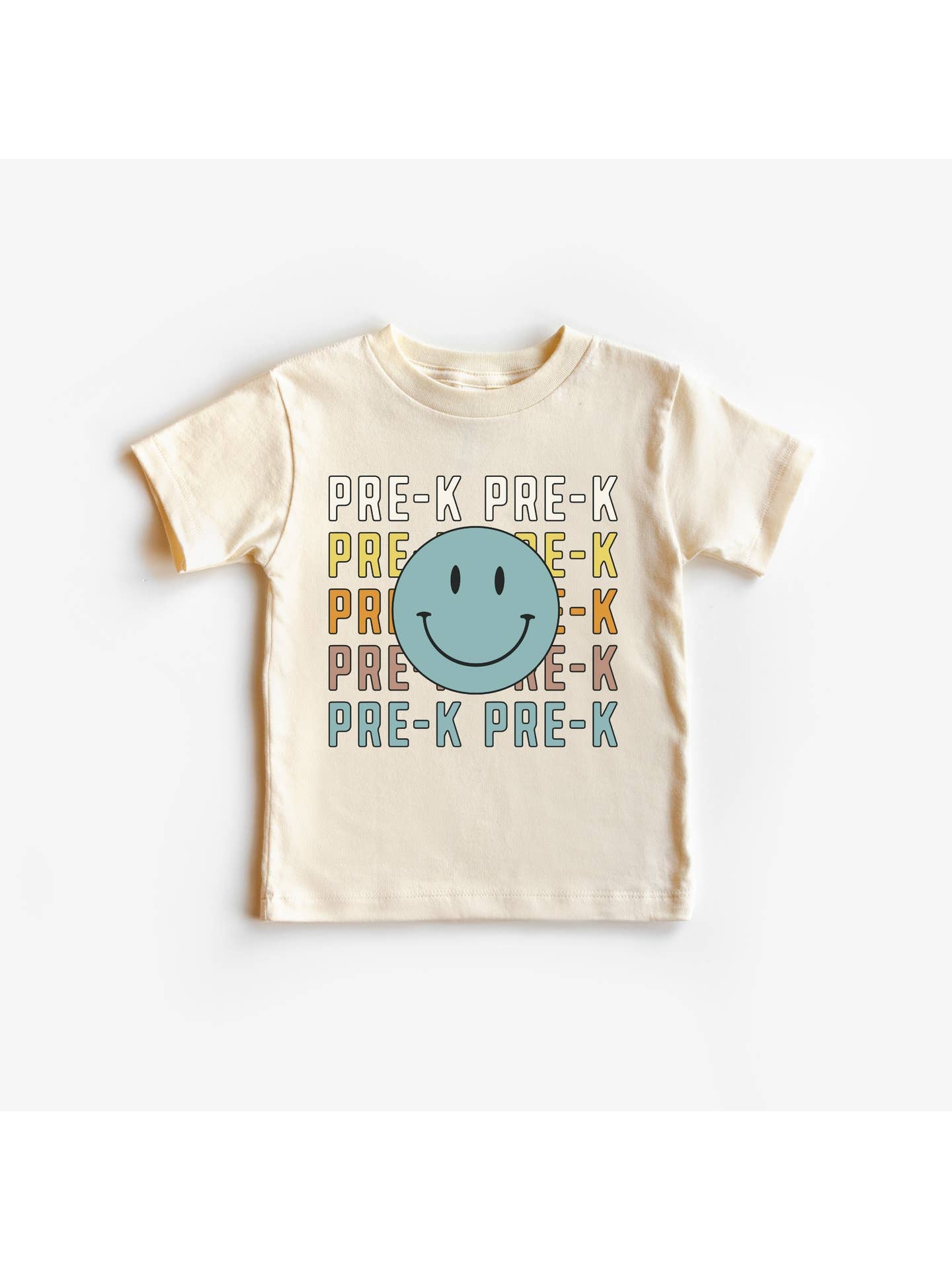 Blue Smile Pre-K Tee  - Doodlebug's Children's Boutique