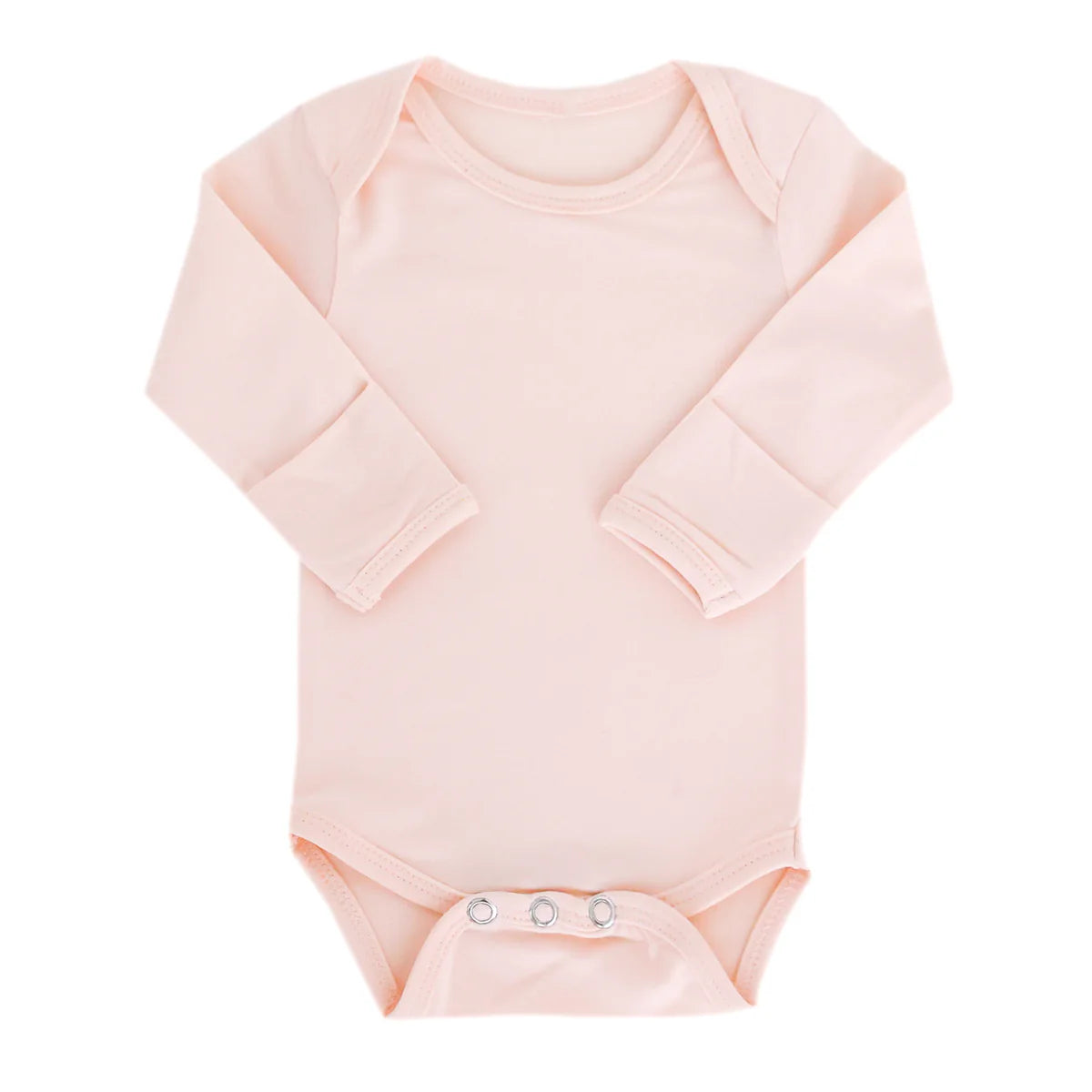 Blush Long Sleeve Bodysuit  - Doodlebug's Children's Boutique