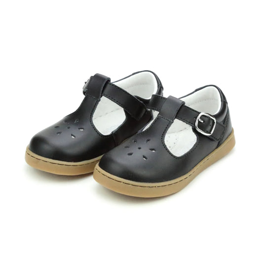 Chelsea T-Strap Mary Jane in Black  - Doodlebug's Children's Boutique