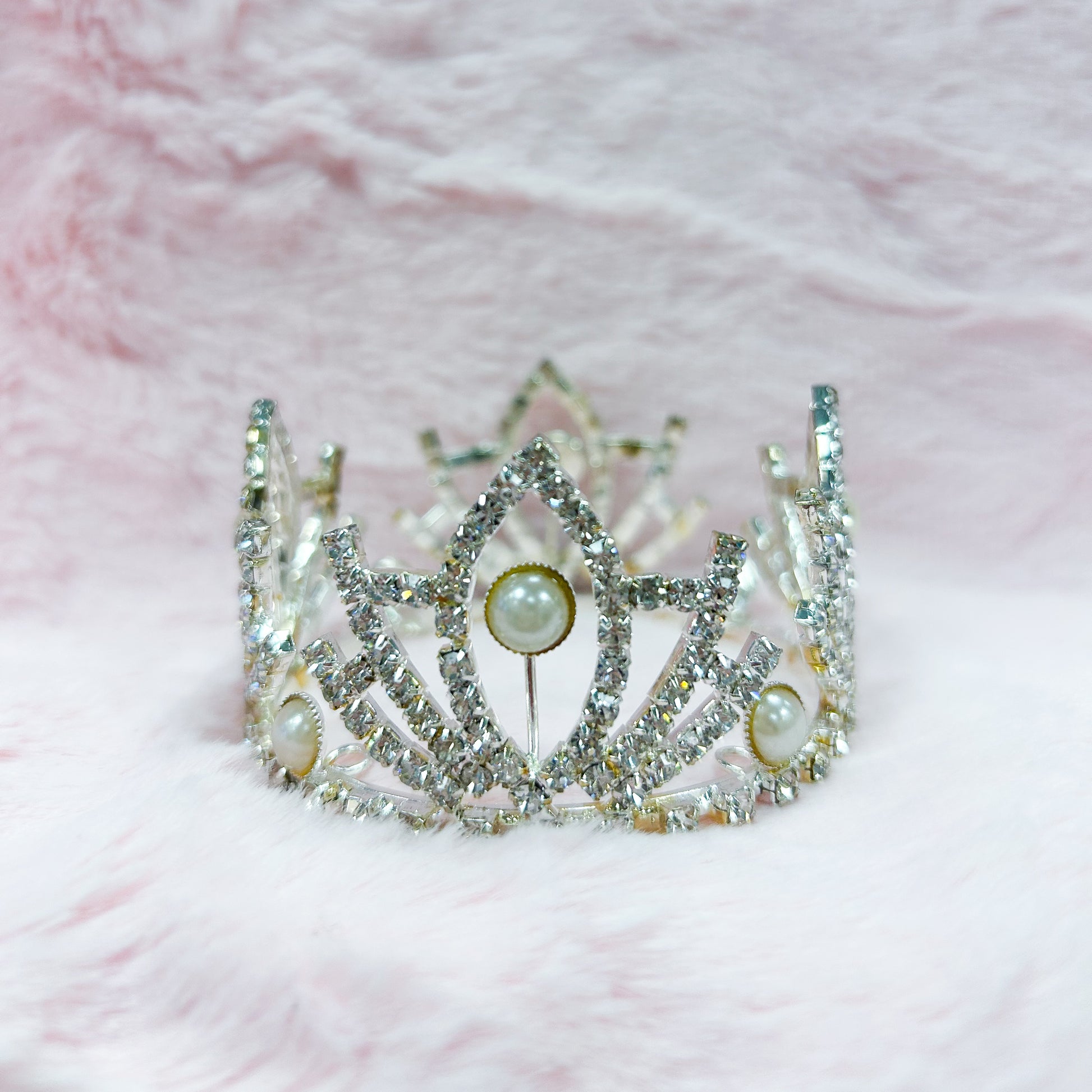 Pearl & Rhinestone Heirloom Crown - Doodlebug's Children's Boutique