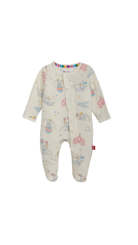 Dumbo Circus Modal Magnetic Footie - Doodlebug's Children's Boutique