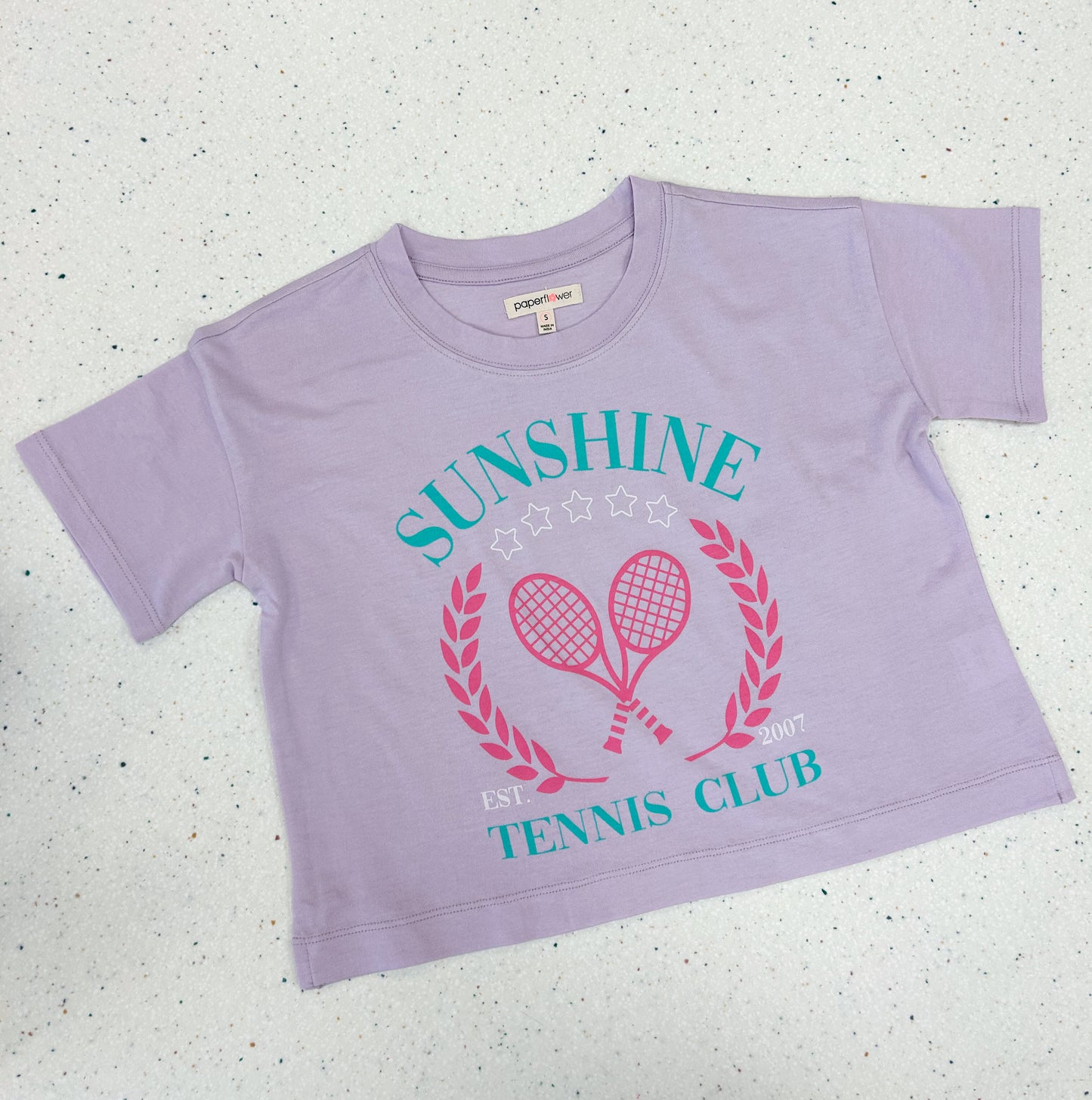 Sunshine Tennis Club Tee  - Doodlebug's Children's Boutique