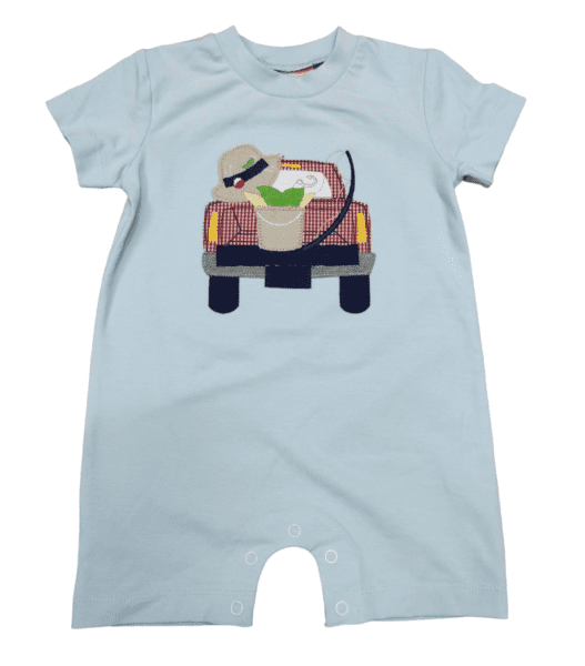 Catch of the Day Romper  - Doodlebug's Children's Boutique